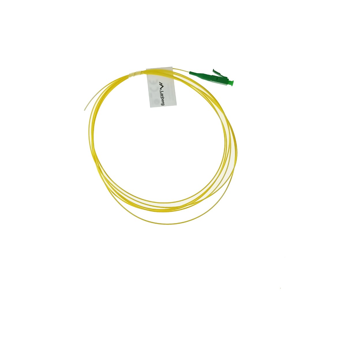 Adaptor retea fibra optica coada/Pigtail cu conector LC/APC, lungime 2m, Lanberg 43348, Easy Strip SM OS2 G657A1, galben [4]