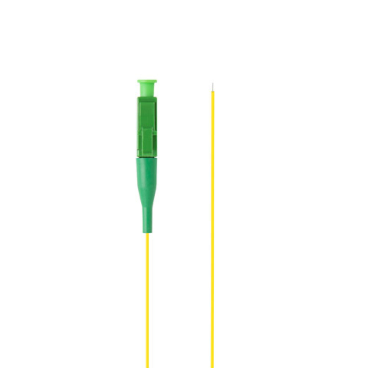 Adaptor retea fibra optica coada/Pigtail cu conector LC/APC, lungime 2m, Lanberg 43348, Easy Strip SM OS2 G657A1, galben [2]