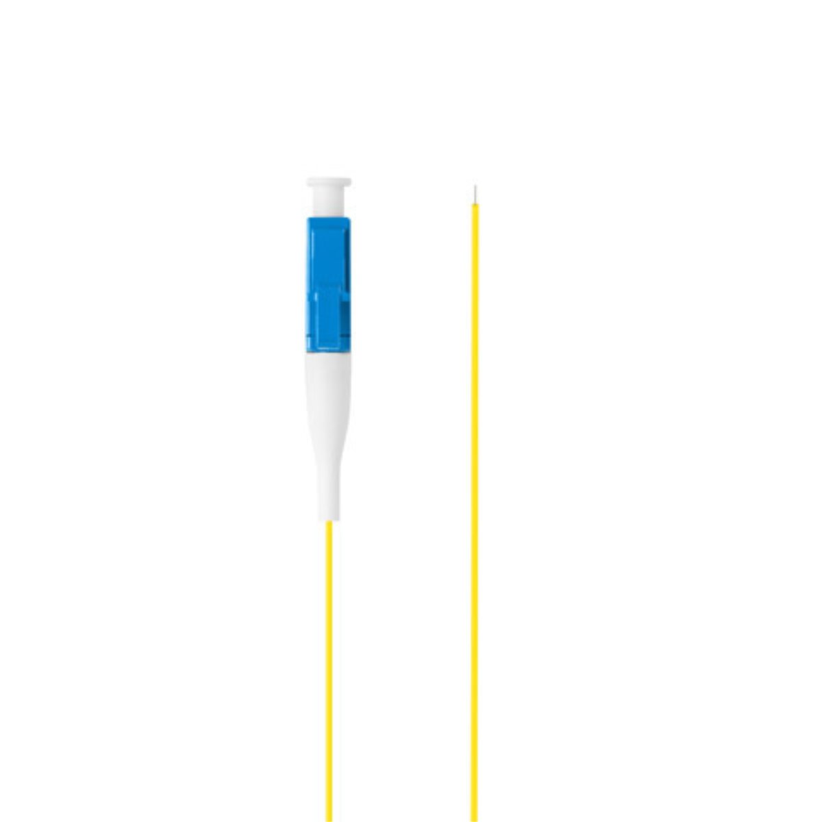 Adaptor retea fibra optica coada/Pigtail cu conector LC/UPC, lungime 2m, Lanberg 43349, Easy Strip SM G657A1, galben [1]