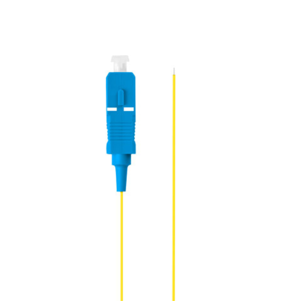 Adaptor retea fibra optica coada/Pigtail cu conector SC/UPC, lungime 2m, Lanberg 43352, Easy Strip SM G657A1, galben [2]