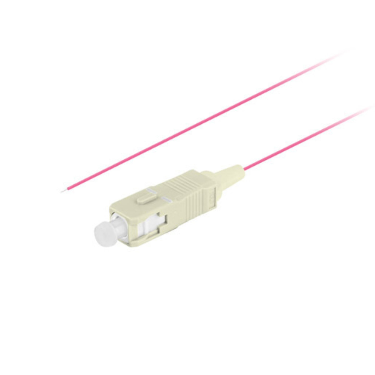 Adaptor retea fibra optica coada/Pigtail cu conector SC/UPC, lungime 2m, Lanberg 43357, Easy Strip MM OM4, violet [2]