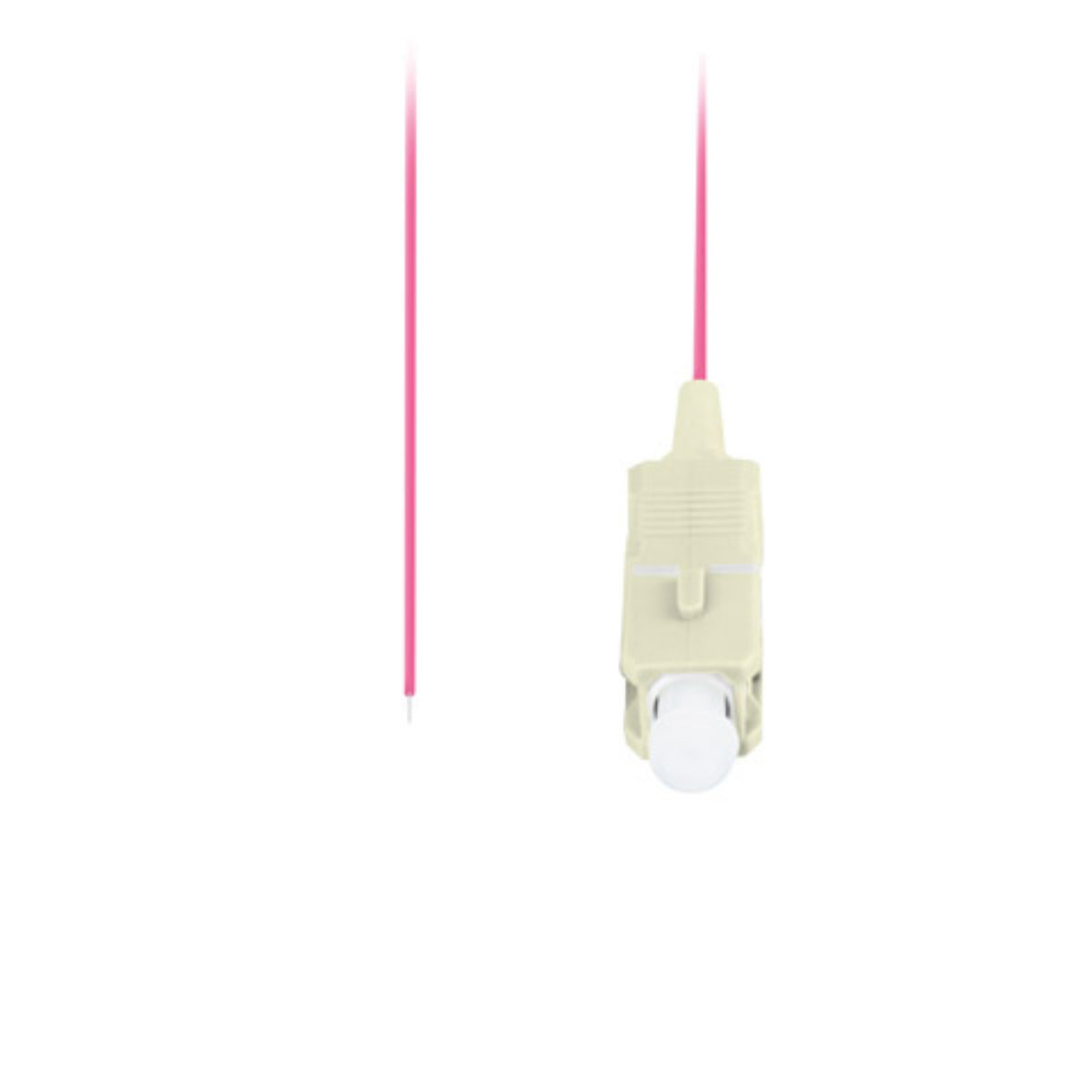 Adaptor retea fibra optica coada/Pigtail cu conector SC/UPC, lungime 2m, Lanberg 43357, Easy Strip MM OM4, violet [3]