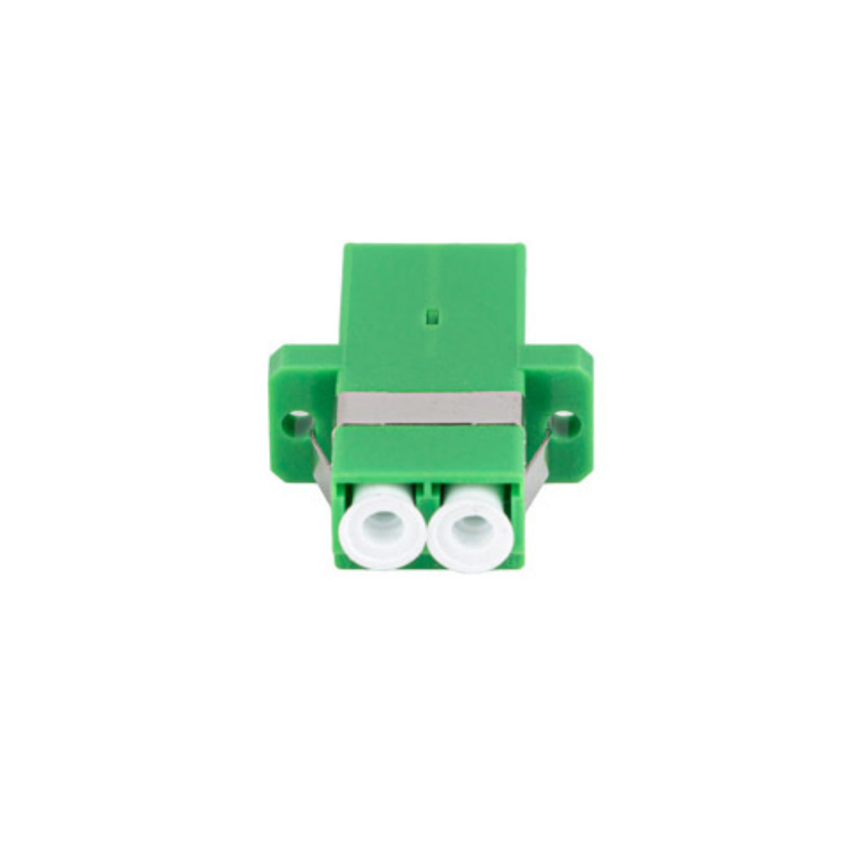 Adaptor retea fibra optica cu conectori LC/APC, Lanberg 43373, SM, DUPLEX, verde [3]