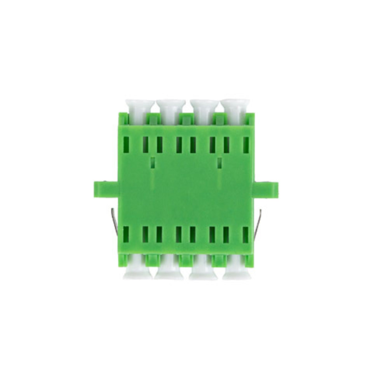 Adaptor retea fibra optica cu conectori LC/APC, Lanberg 43374, SM, QUAD, verde [4]