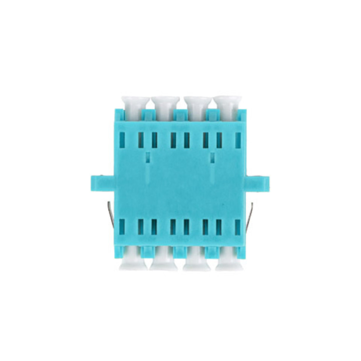 Adaptor retea fibra optica cu conectori LC/UPC, Lanberg 43376, MM QUAD OM3, turcoaz [4]
