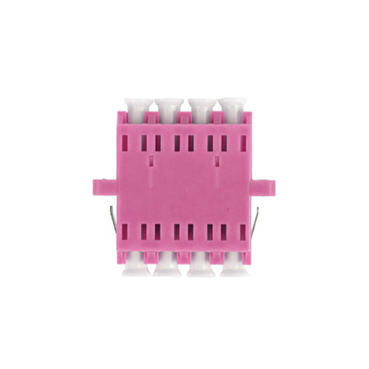 Adaptor retea fibra optica cu conectori LC/UPC, Lanberg 43378, MM QUAD OM4, violet [4]