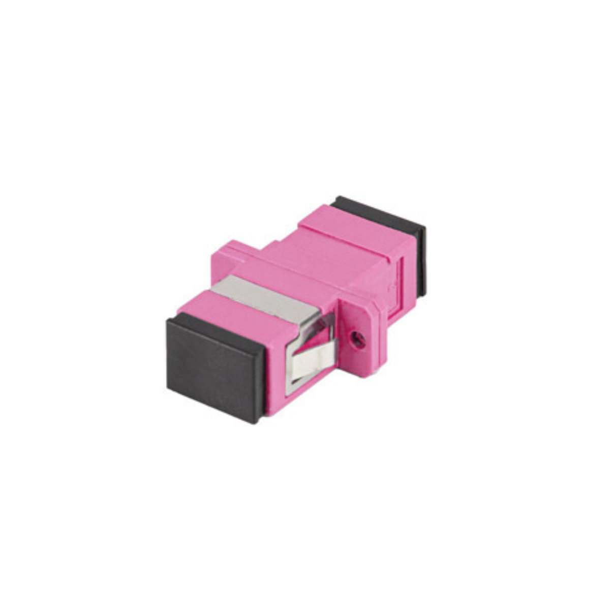 Adaptor retea fibra optica cu conectori SC/UPC, Lanberg 43369, MM SIMPLEX OM4, violet [2]