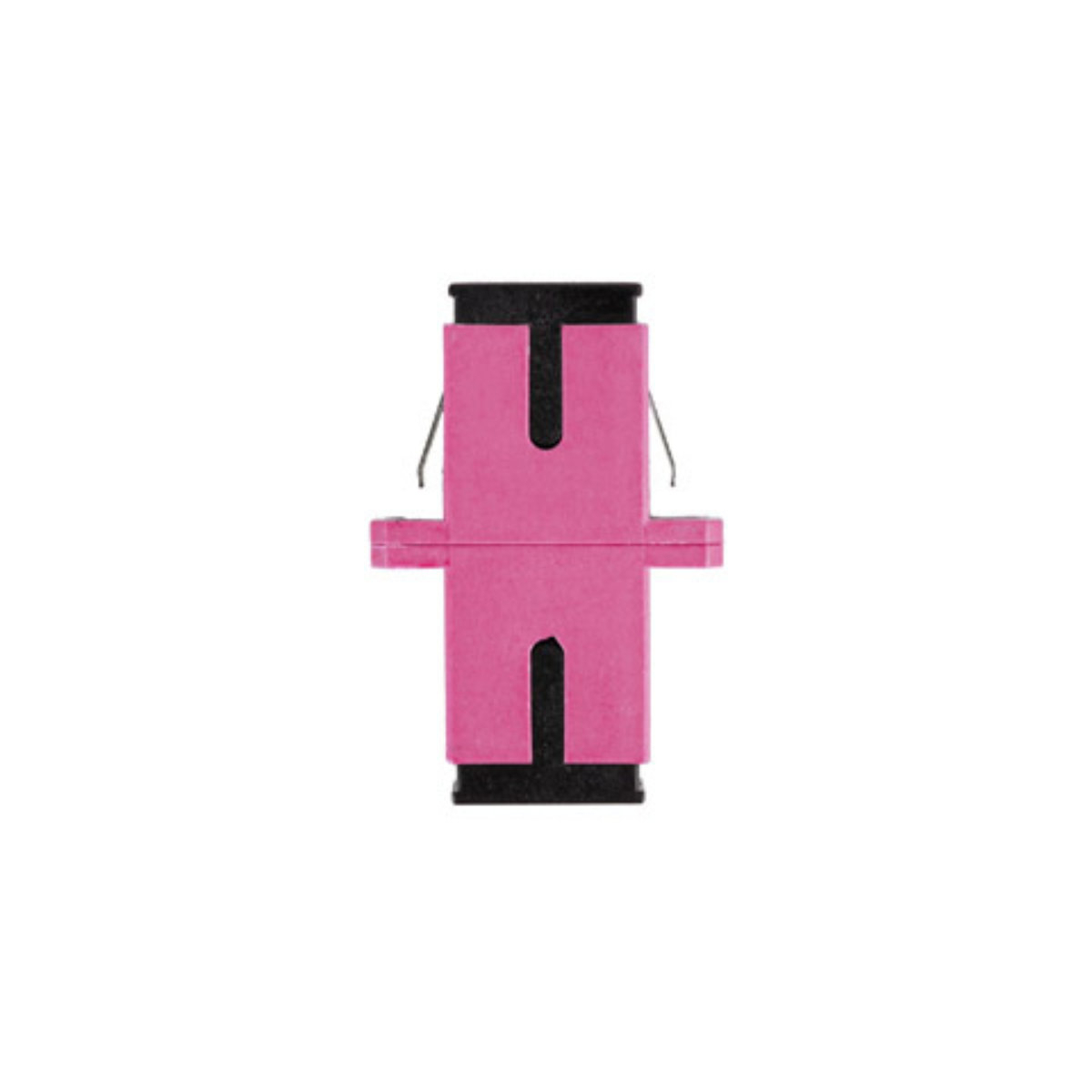 Adaptor retea fibra optica cu conectori SC/UPC, Lanberg 43369, MM SIMPLEX OM4, violet [4]