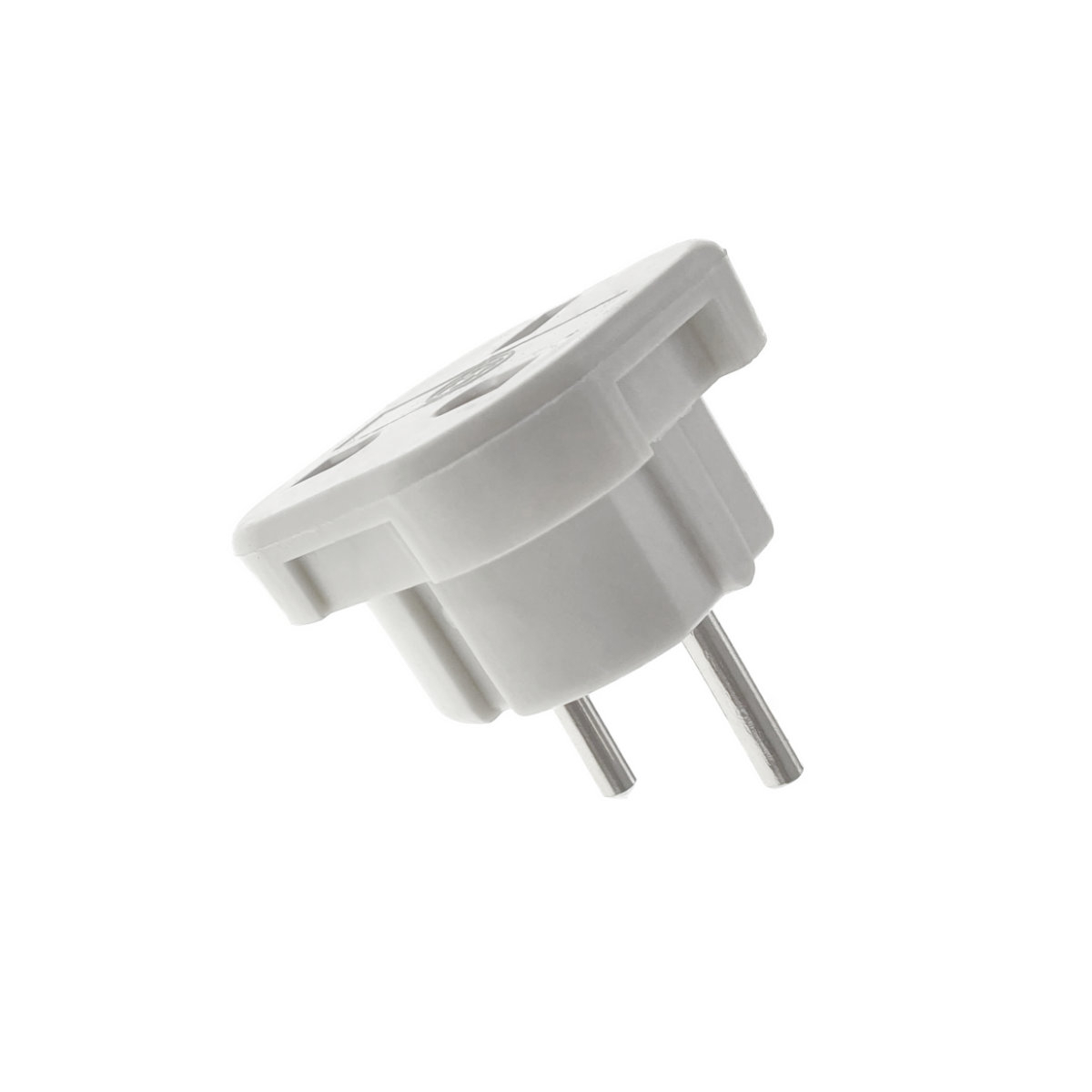Adaptor stecher priza UK la priza Europa, slim, alb [8]