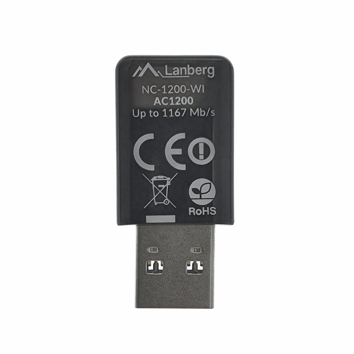 Adaptor USB 3.0 Wireless Lanberg NC-1200, 1167 Mbps, dual band, 867 Mb/s la 5 GHz si 300 Mb/s la 2.4 GHz [10]