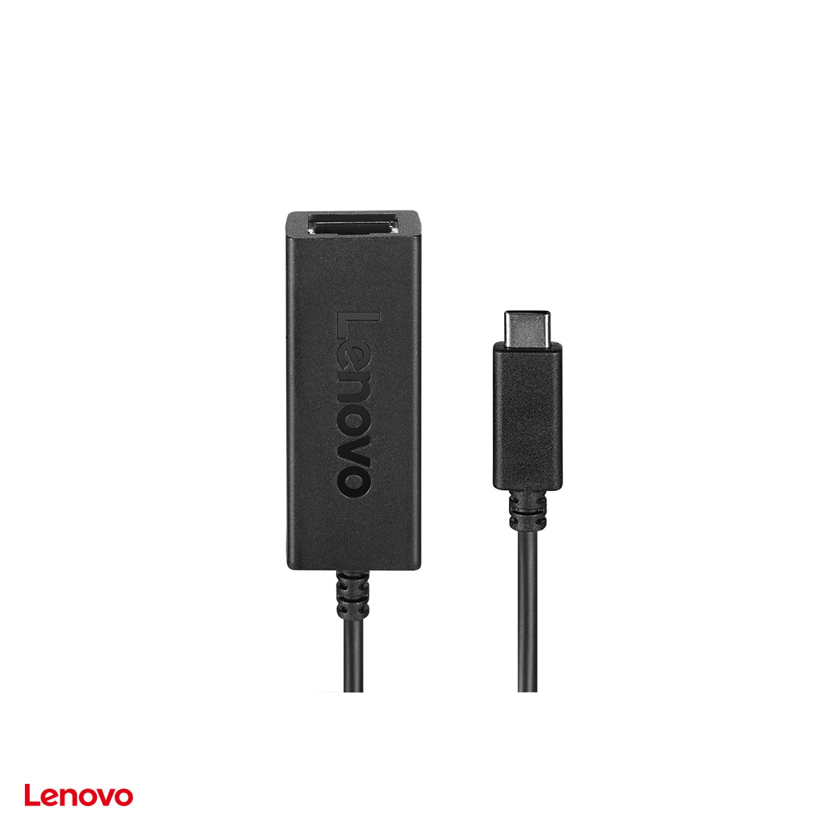 Adaptor USB-C la Ethernet Lenovo USB-C to Ethernet Adapter, Gigabit, conector RJ45 full-size, PXE boot si Wake-On-LAN, negru, 4X90S91831 [4]