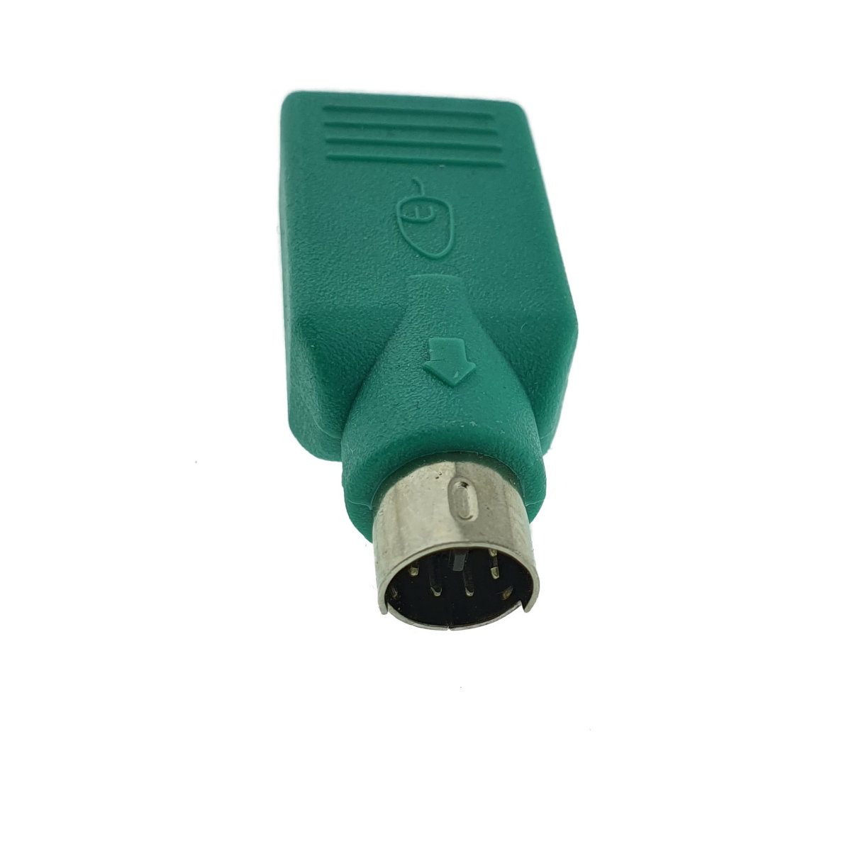 Adaptor USB tip A mama la PS2 tata, ADAPTUSB, pentru tastatura/mouse, verde [2]