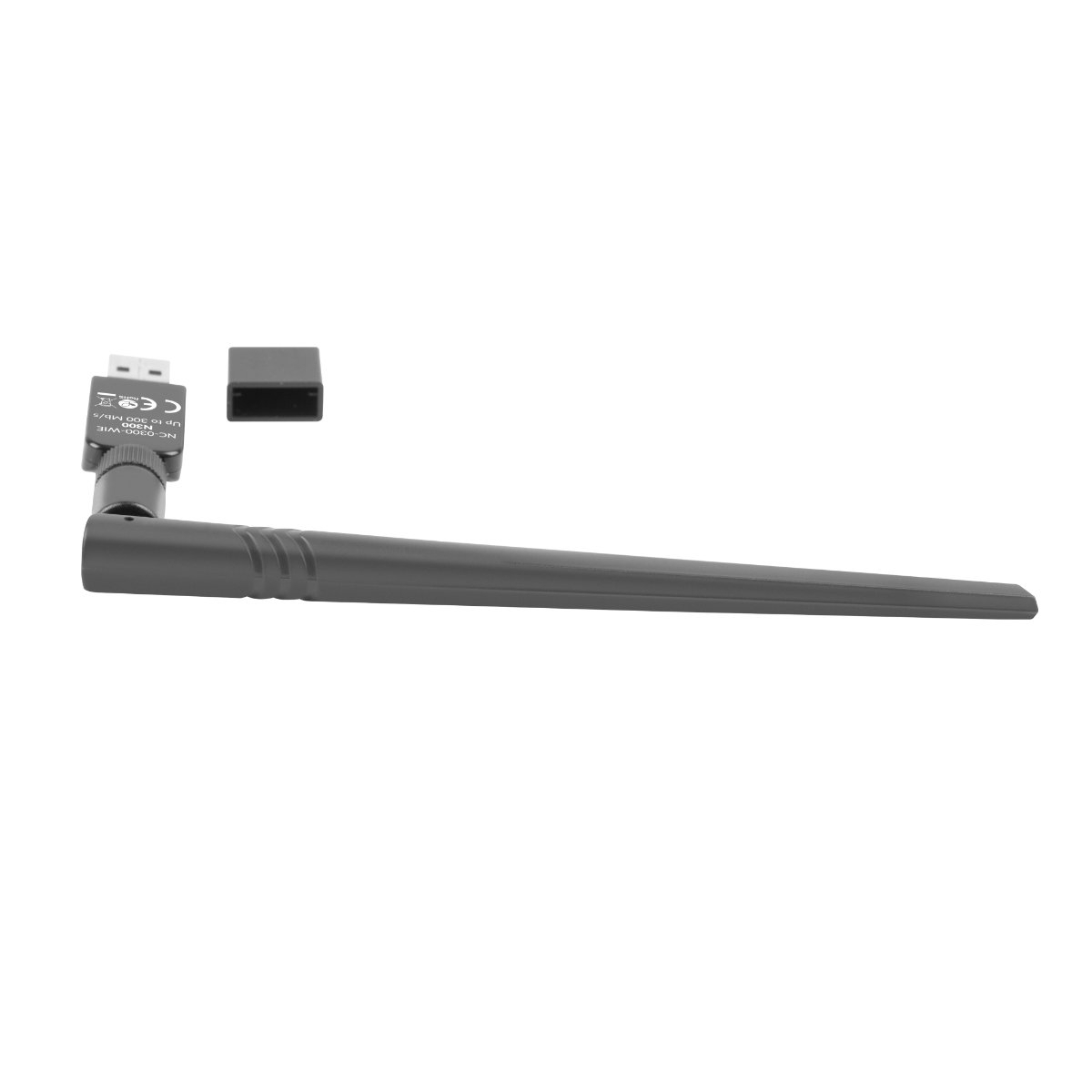 Adaptor wireless Lanberg 42157, 300 Mbps, cu antena, MIMO, USB 2.0, mini [4]