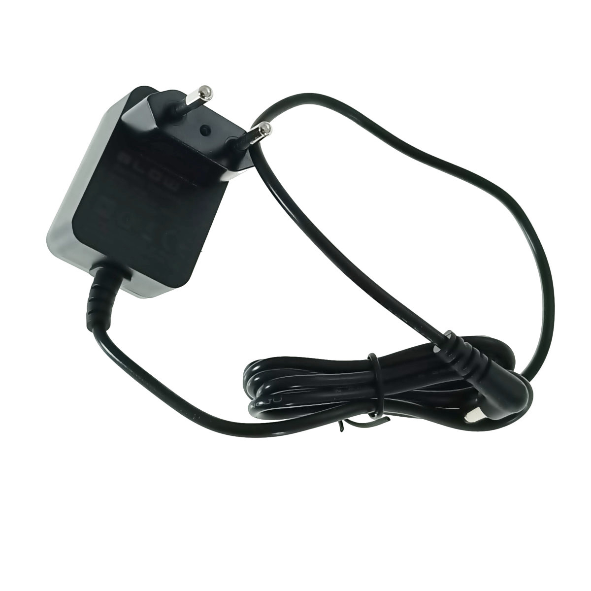 Alimentator de 12V-0.5A, 6W, cu mufa jack 2.1x5.5mm la 90 grade, Blow 10285, cablu de 1.2m, polaritate inversata, negru [2]
