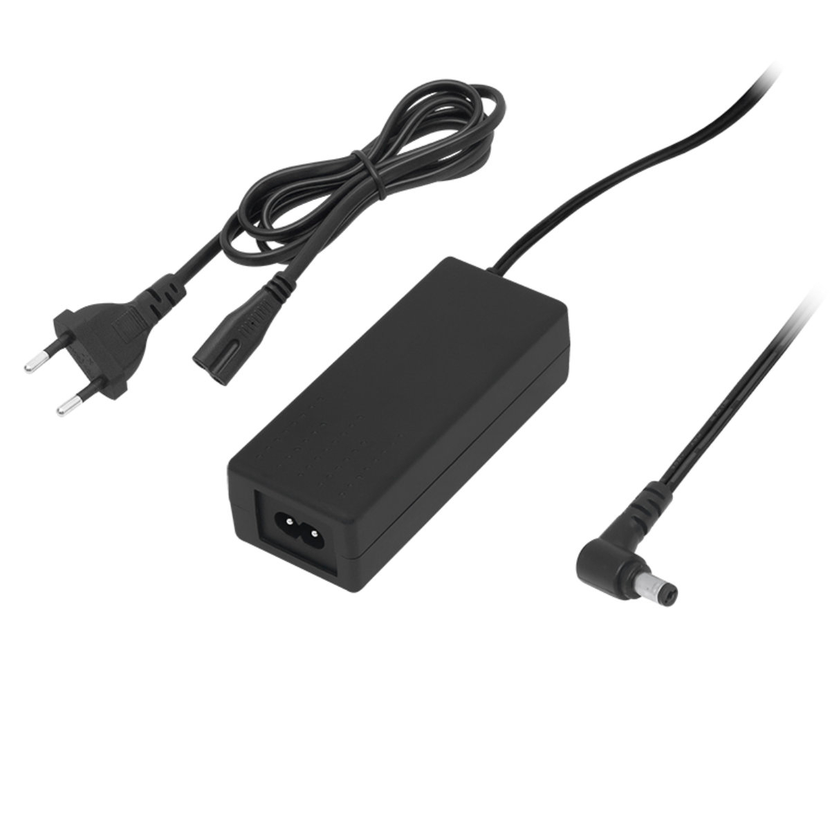 Alimentator de 12V-3A, 36W, cu mufa jack 2.1x5.5mm la 90 grade, cabluri alimentare de 1.5m si 1m, Blow 08113, negru [1]