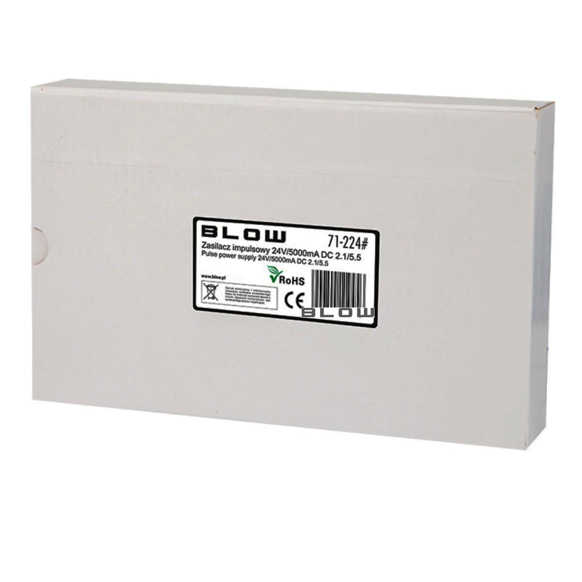 Alimentator de 24V-5A, 120W, cu mufa jack 2.1x5.5mm, cabluri alimentare de 1.1m si 1.2m, Blow 11945, negru [6]