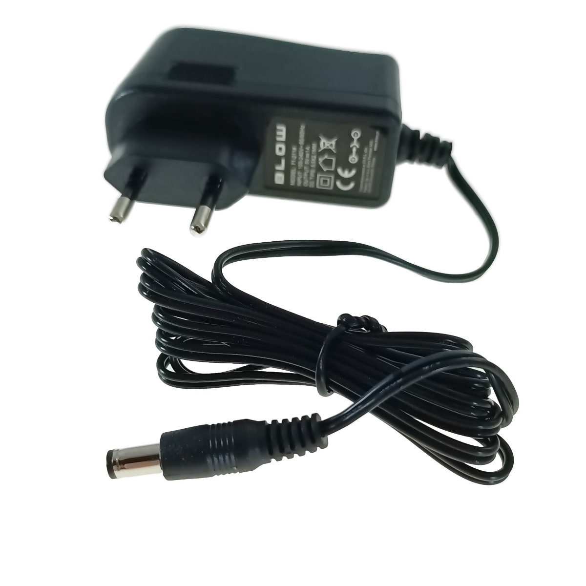 Alimentator de 5V-1A, 5W, cu mufa jack 2.1x5.5mm, Blow 11929, cablu de 1.1m, negru [2]