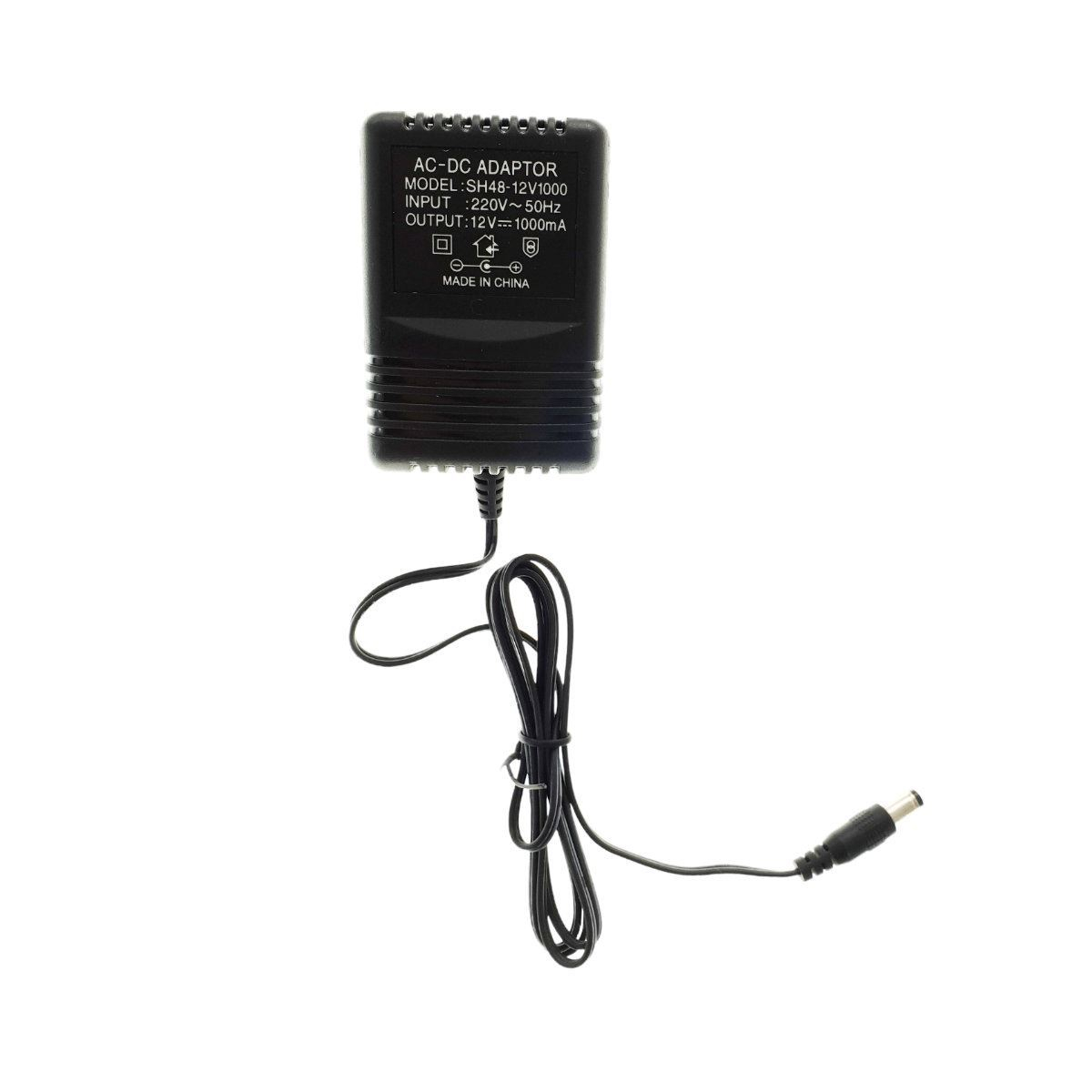 Alimentator EU SH48,12V,1A,conector 5.5mmx2.1mm,cablu 120cm,negru [3]