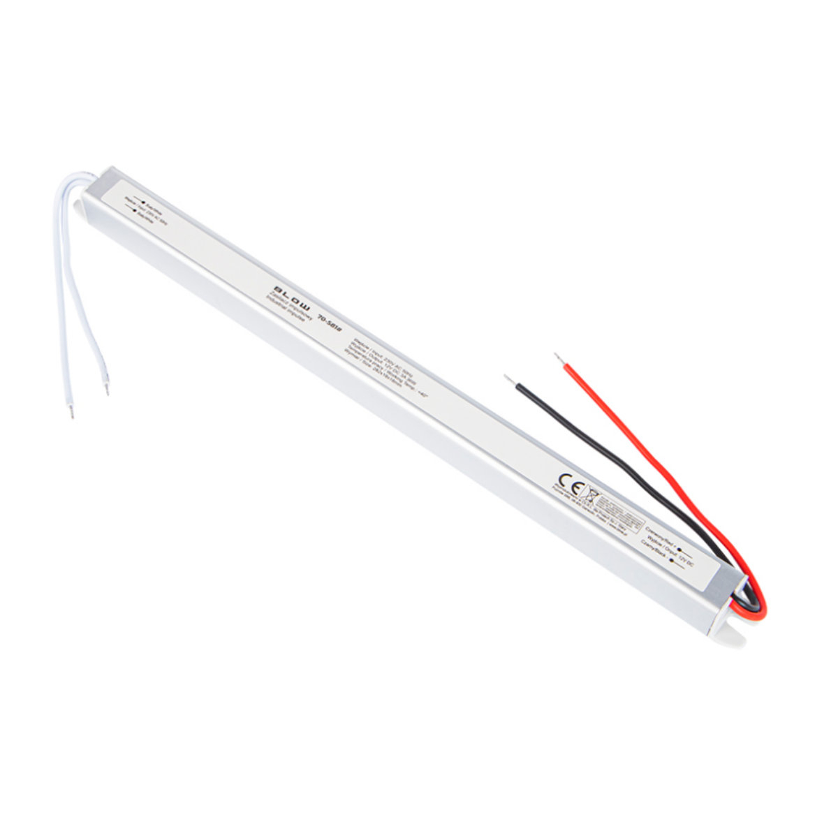 Alimentator slim LED-uri, 220V la 12V-3A, 36W, Blow, gri [1]