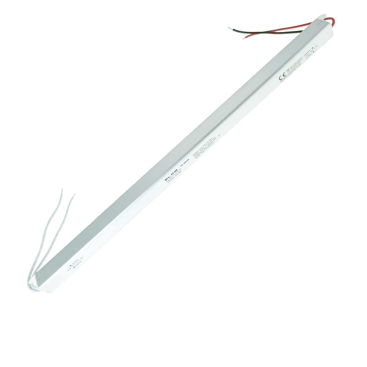 Alimentator slim LED-uri, 220V la 12V-6A, 72W, Blow 12104, carcasa aluminiu, gri [2]