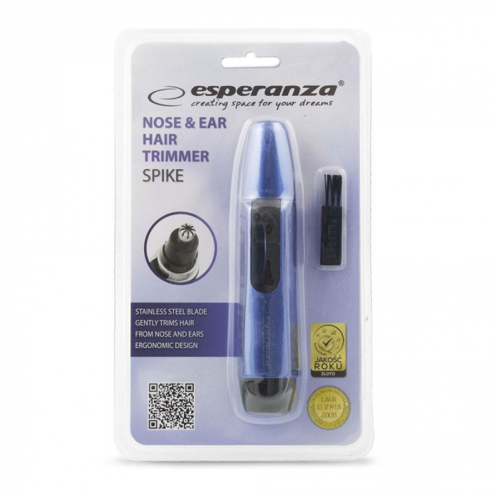 Aparat de tuns parul nas-urechi Esperanza Spike, albastru [3]