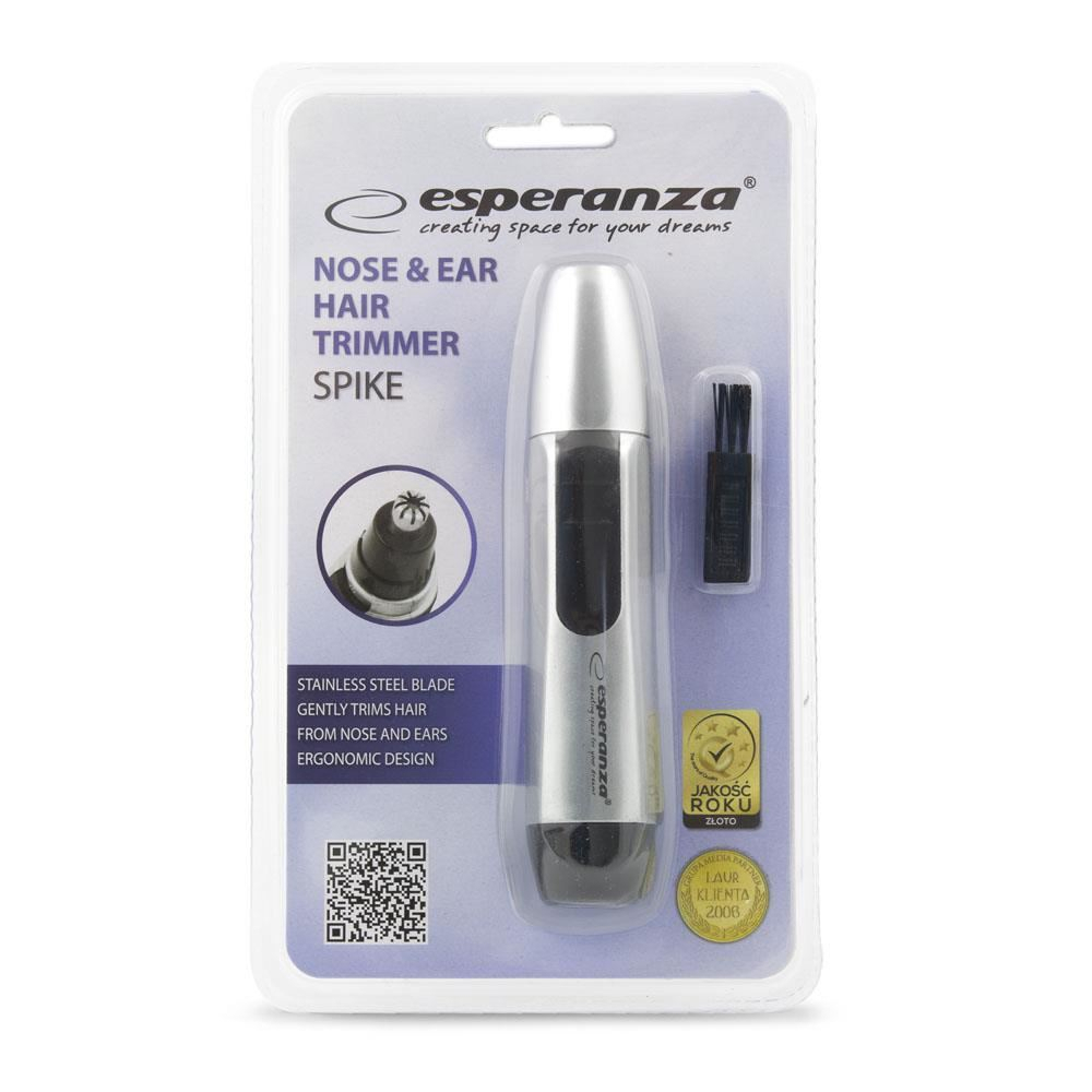 Aparat de tuns parul nas-urechi Esperanza Spike, argintiu [4]
