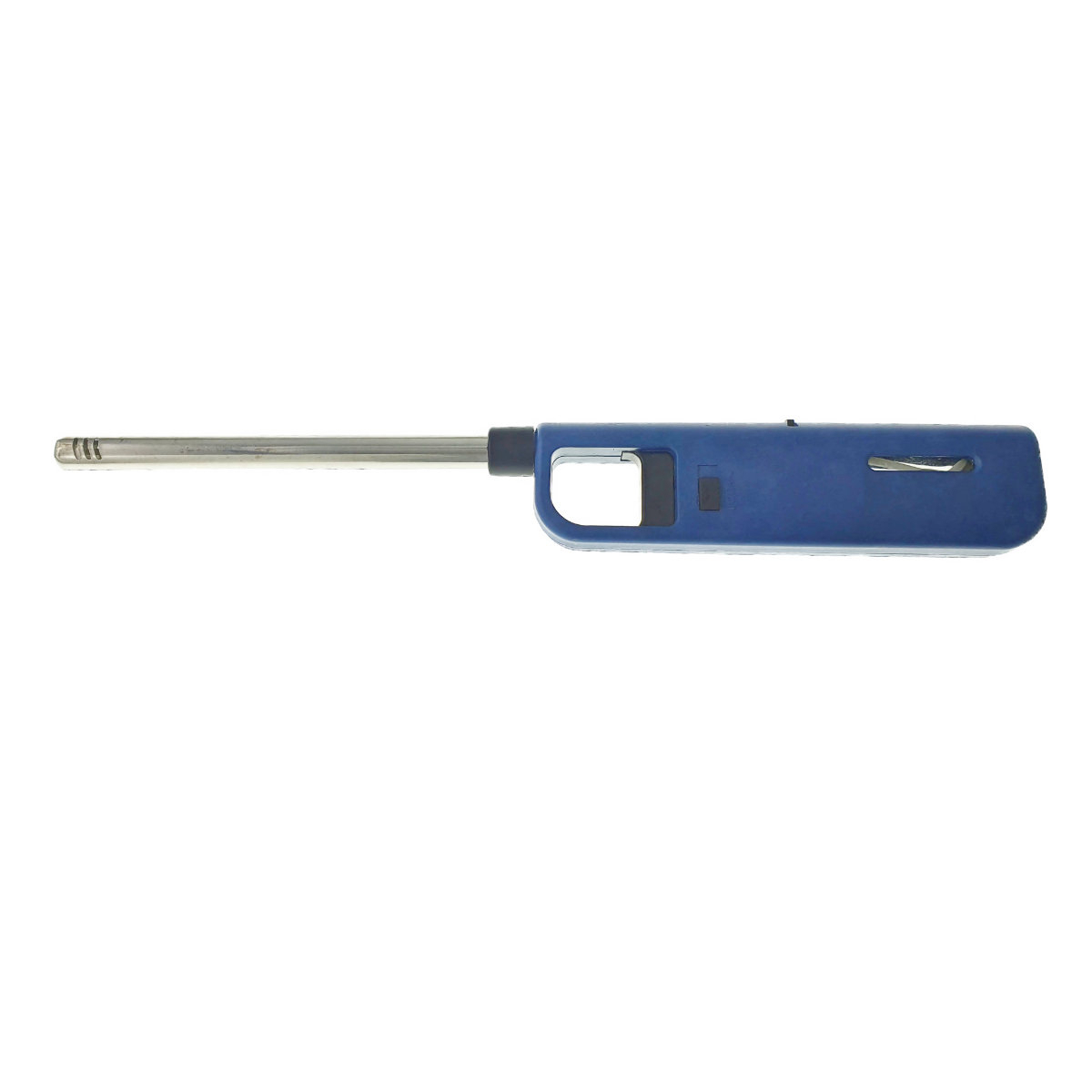 Aprinzator cu gaz, cu buton reglare flacara si sistem de blocare, reancarcabil, 268x35x16mm, albastru [4]