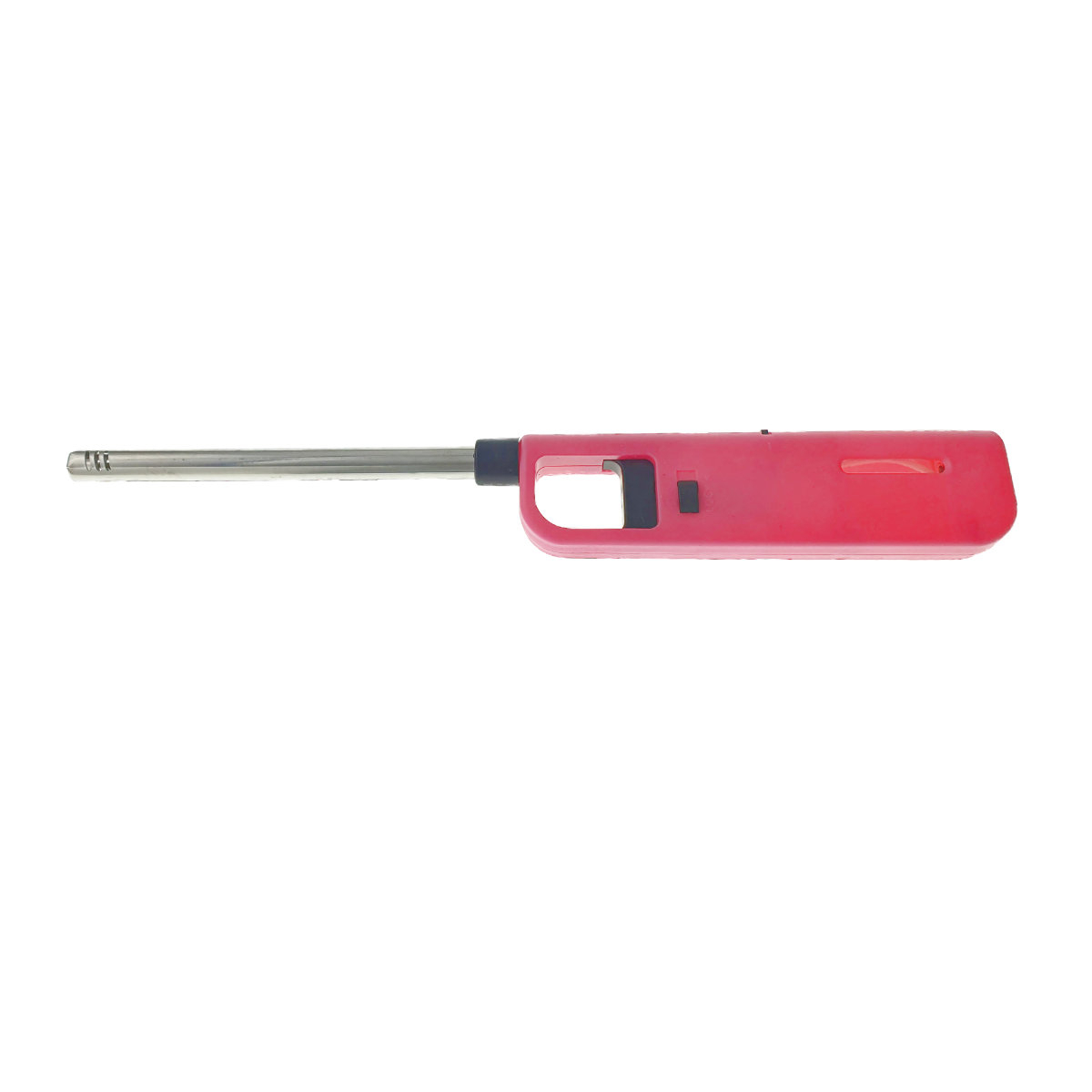 Aprinzator cu gaz, cu buton reglare flacara si sistem de blocare, reancarcabil, 268x35x16mm, roz [5]