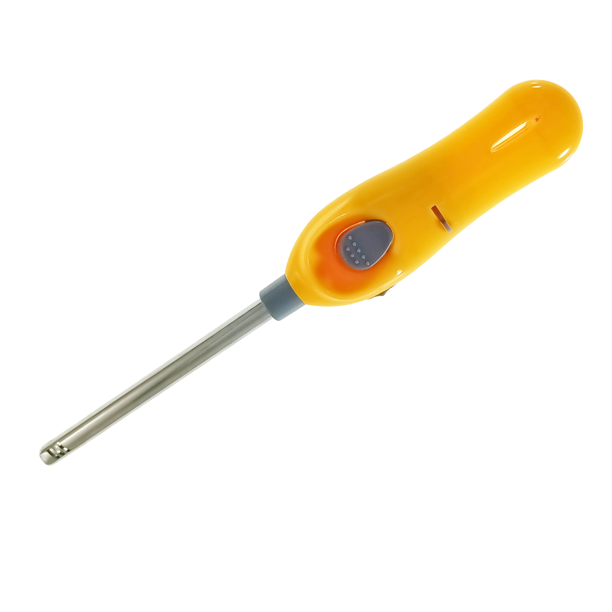 Aprinzator cu gaz, FE-40797, cu reglare flacara si sistem de blocare, reincarcabil, galben [1]