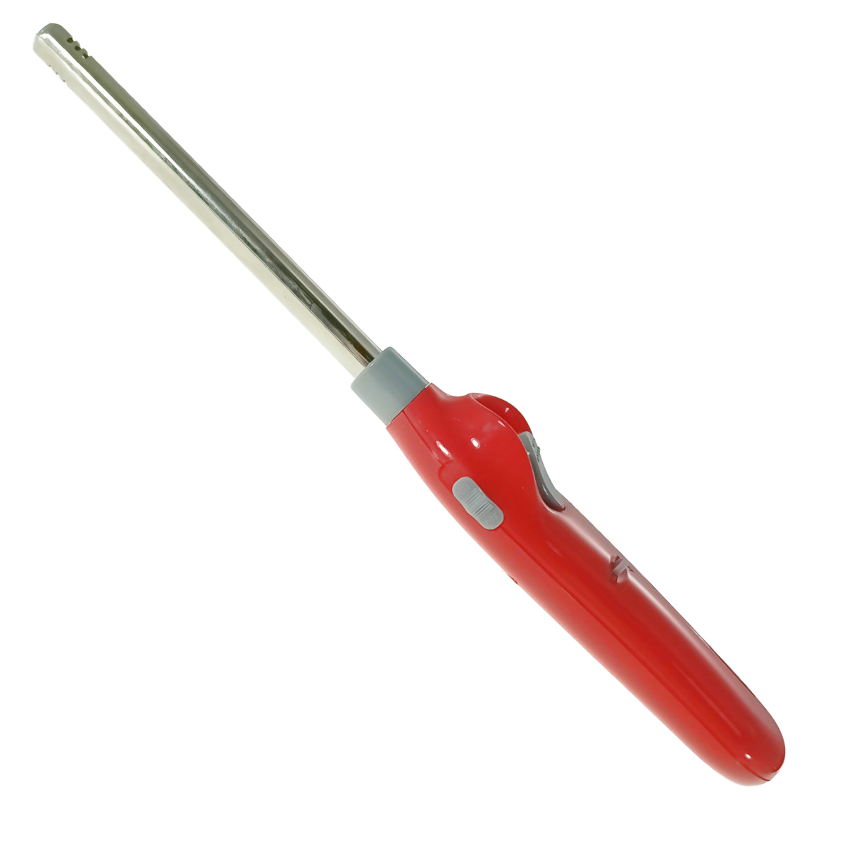 Aprinzator cu gaz, FE-40797, cu reglare flacara si sistem de blocare, reincarcabil, rosu [2]