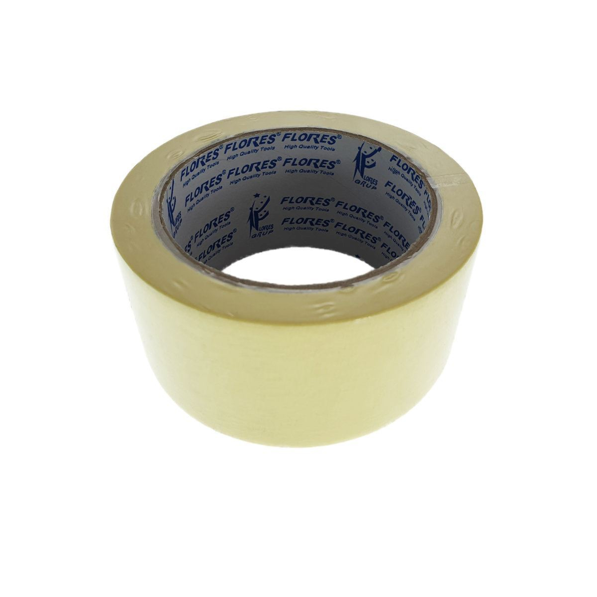Banda adeziva din hartie, FS-12374, de protectie si mascare, 50mm x 30m, galbena [3]