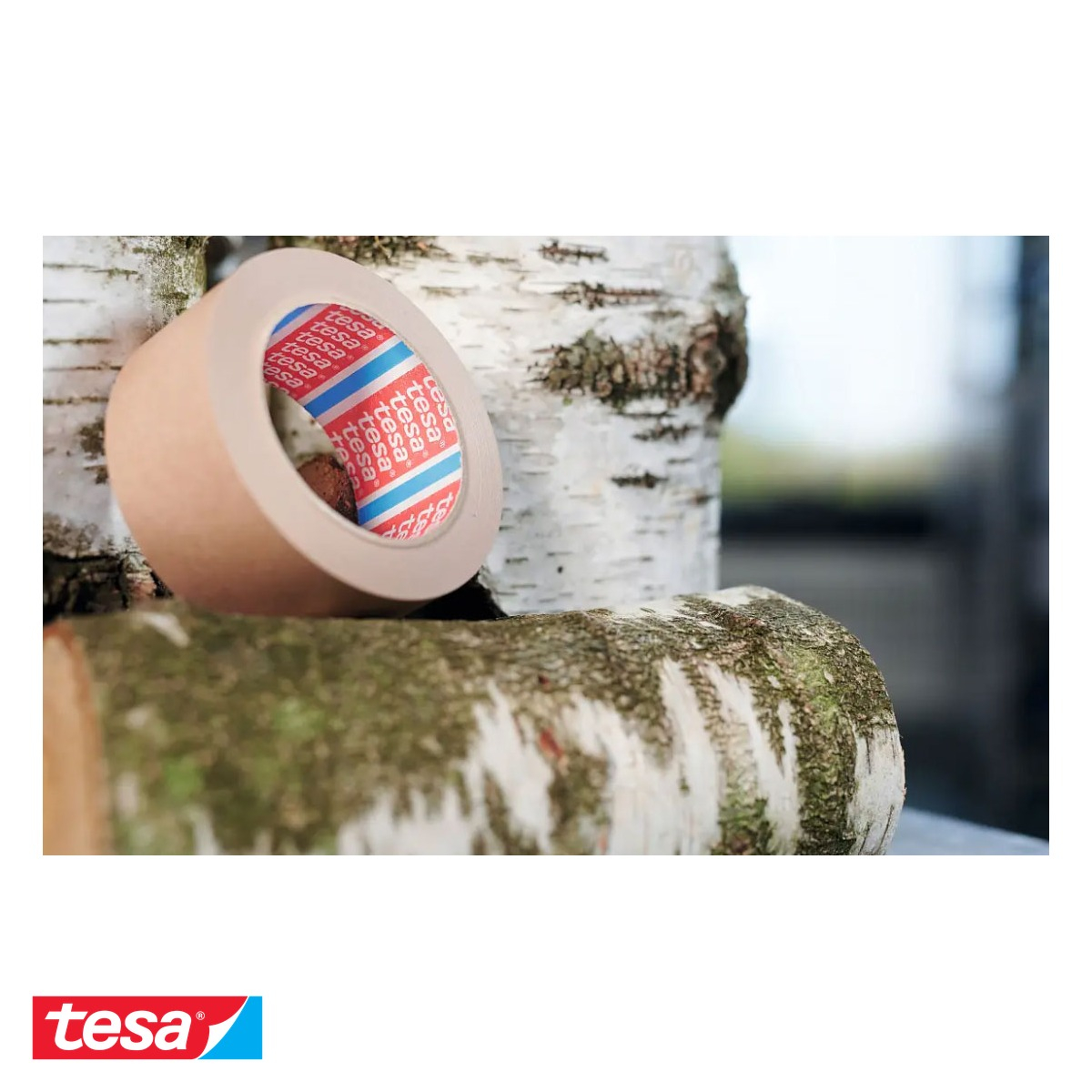 Banda adeziva pentru ambalare Tesa 4713, hartie maro creponata, rola 50m x 50mm [7]