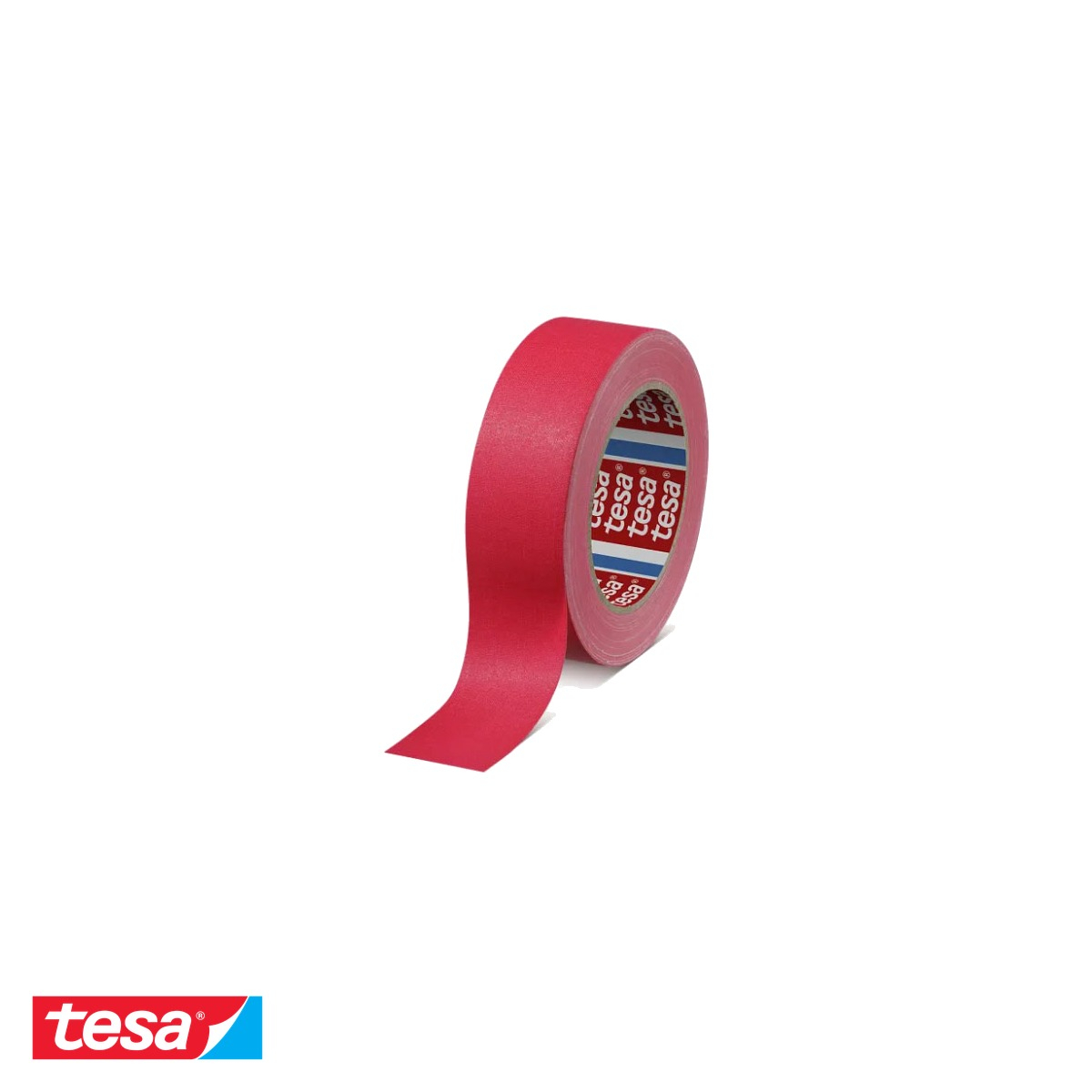 Banda adeziva textila roz neon Tesa 4671, rezistenta si maleabila, pentru marcare si ambalare, 25m x 25mm [2]