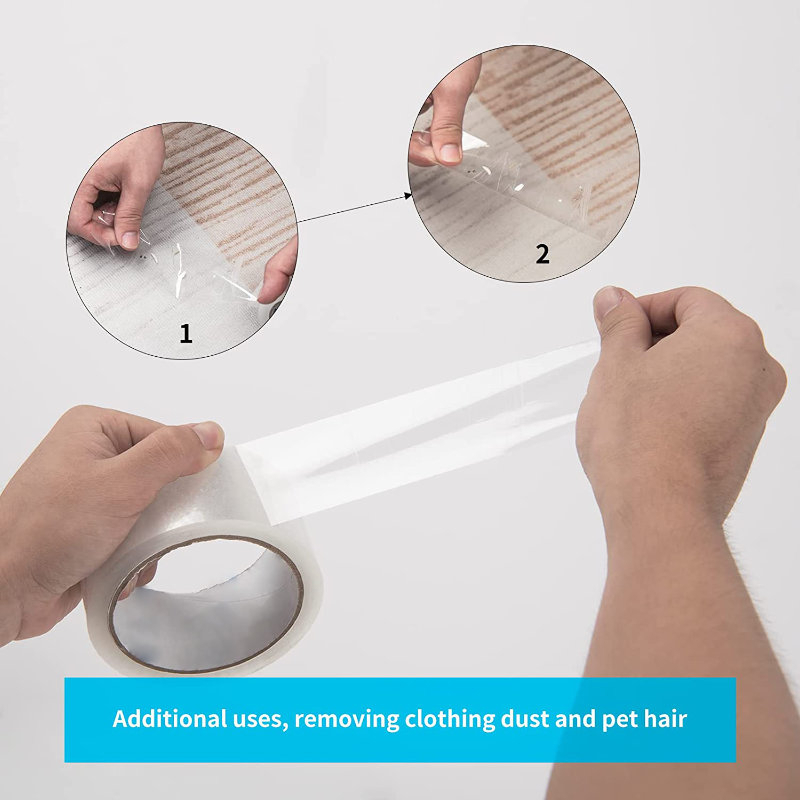 Banda adeziva tip scotch, 48 mm x 45 m, Nova Roll Acril T35048, transparenta [8]