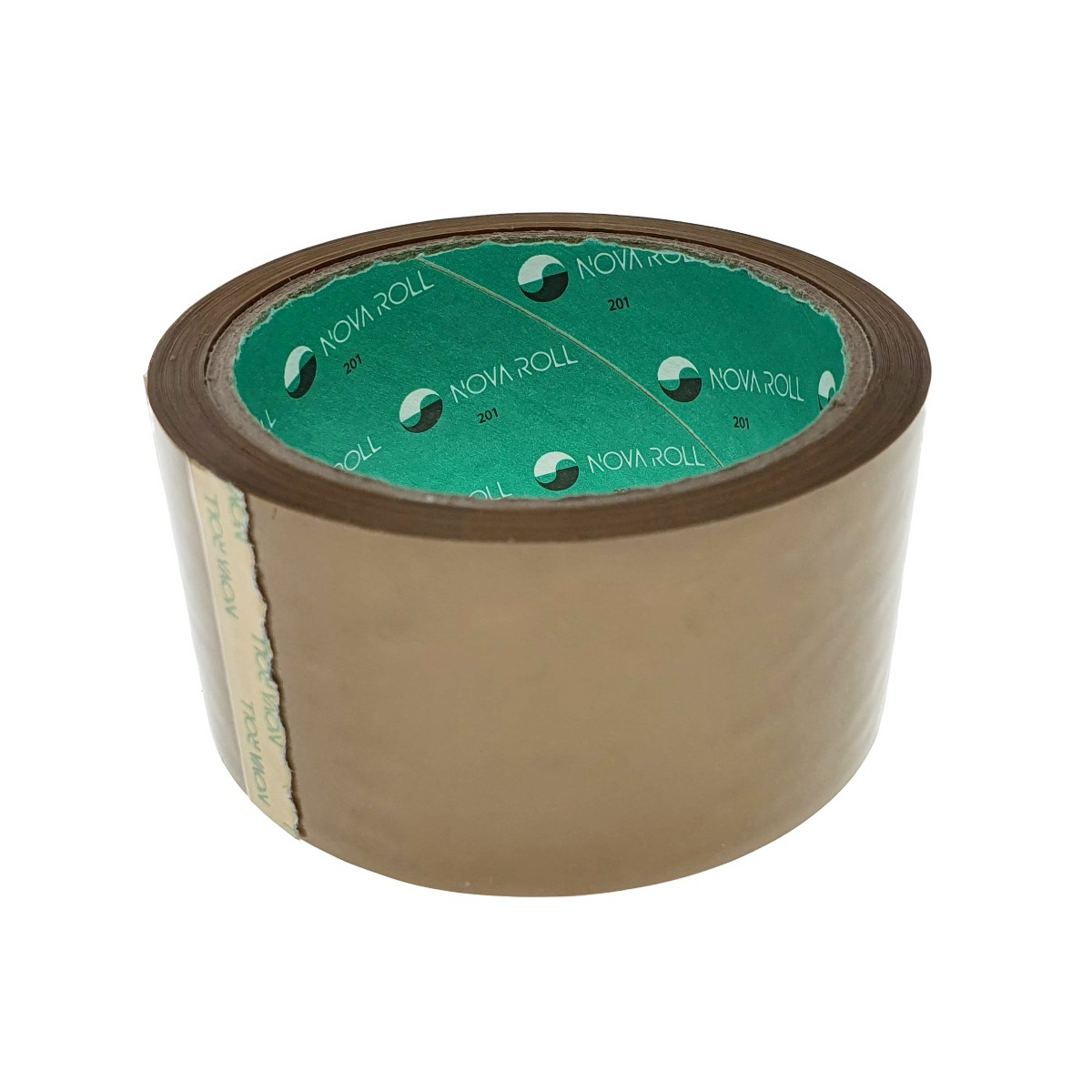 Banda adeziva tip scotch, 48 mm x 54 m, Nova Roll Acril B35048, maro [6]