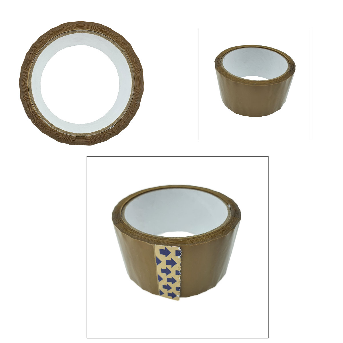 Banda adeziva tip scotch, 48 mm x 54 m, uz universal, maro mat [4]