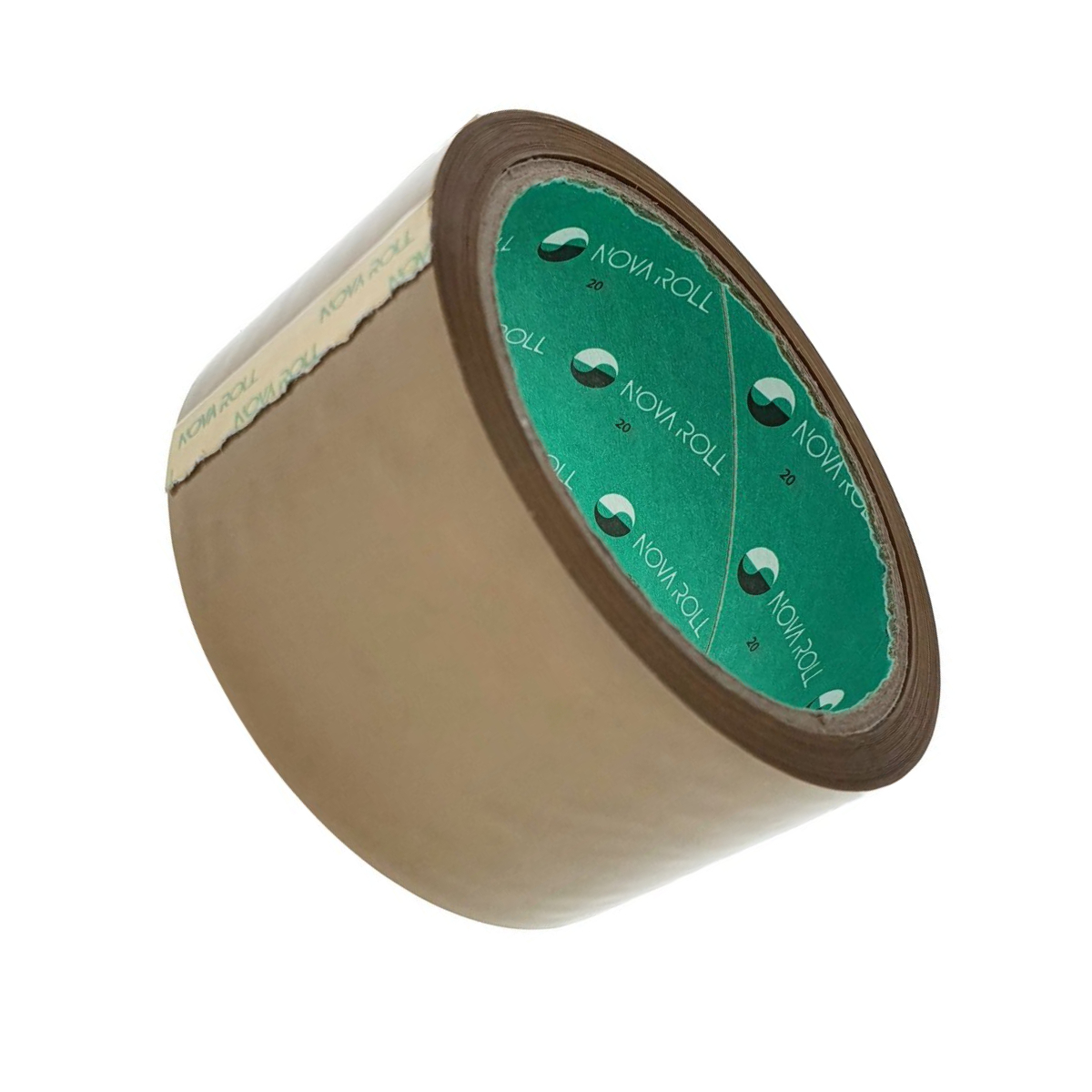 Banda adeziva tip scotch, 48 mm x 60 m, Nova Roll Acril B35048, maro [4]