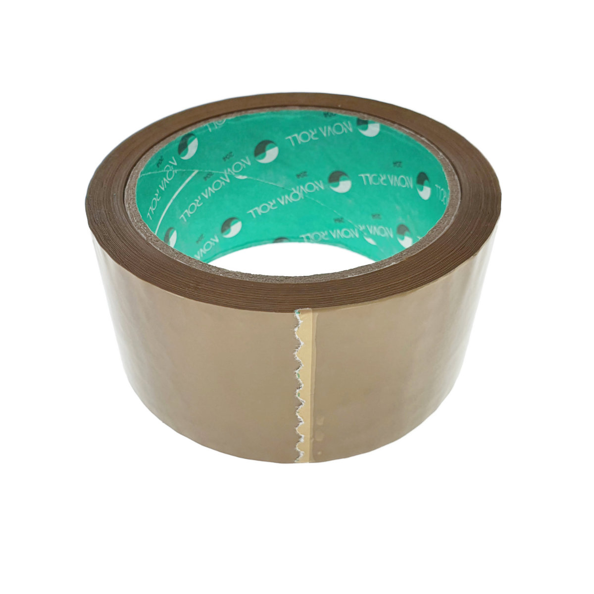 Banda adeziva tip scotch, 48 mm x 60 m, Nova Roll Solvent B43048, maro [5]