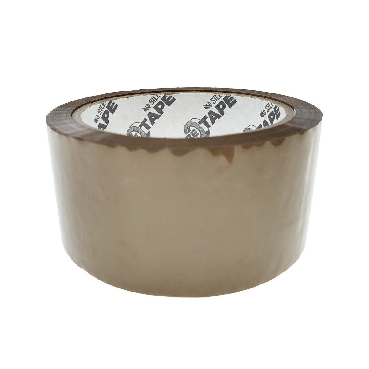 Banda adeziva tip scotch, 48 mm x 66 m, silentioasa, Be Tape Silent, solvent, maro mat [7]