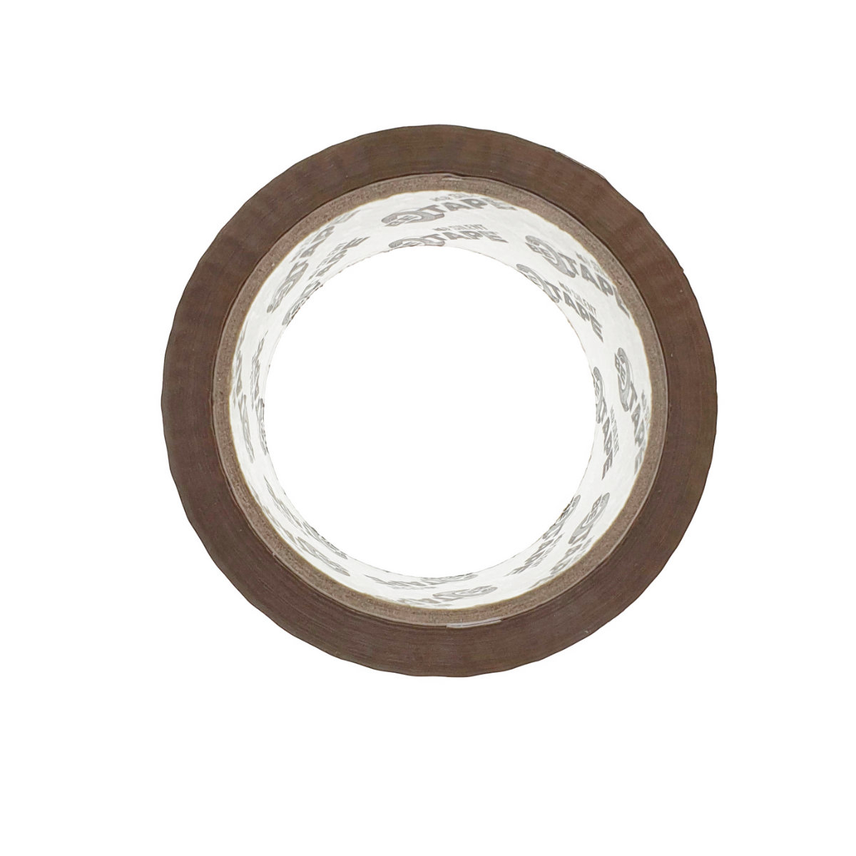 Banda adeziva tip scotch, 48 mm x 66 m, silentioasa, Be Tape Silent, solvent, maro mat [2]