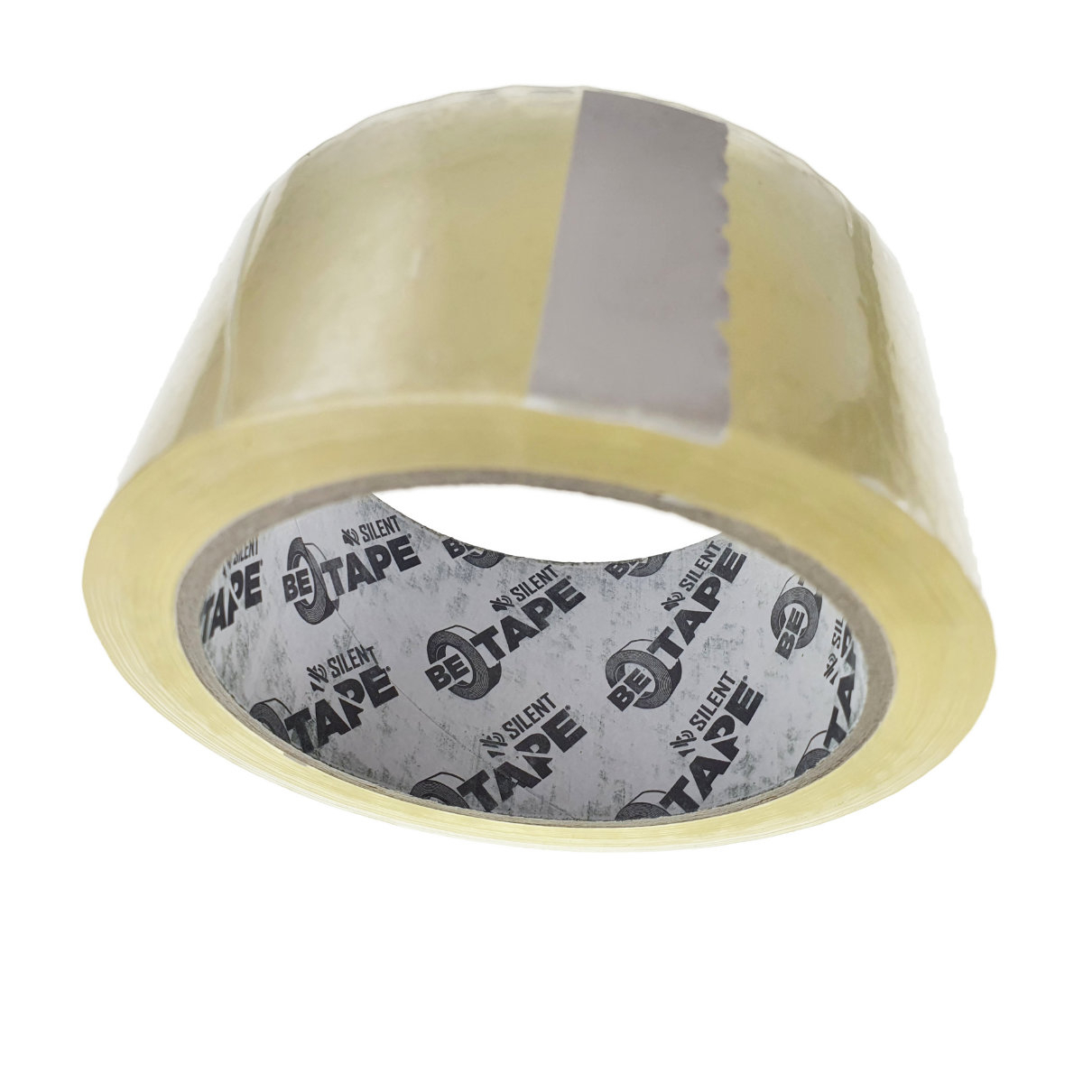 Banda adeziva tip scotch, 48 mm x 66 m, silentioasa, Be Tape Silent, solvent, transparenta [8]