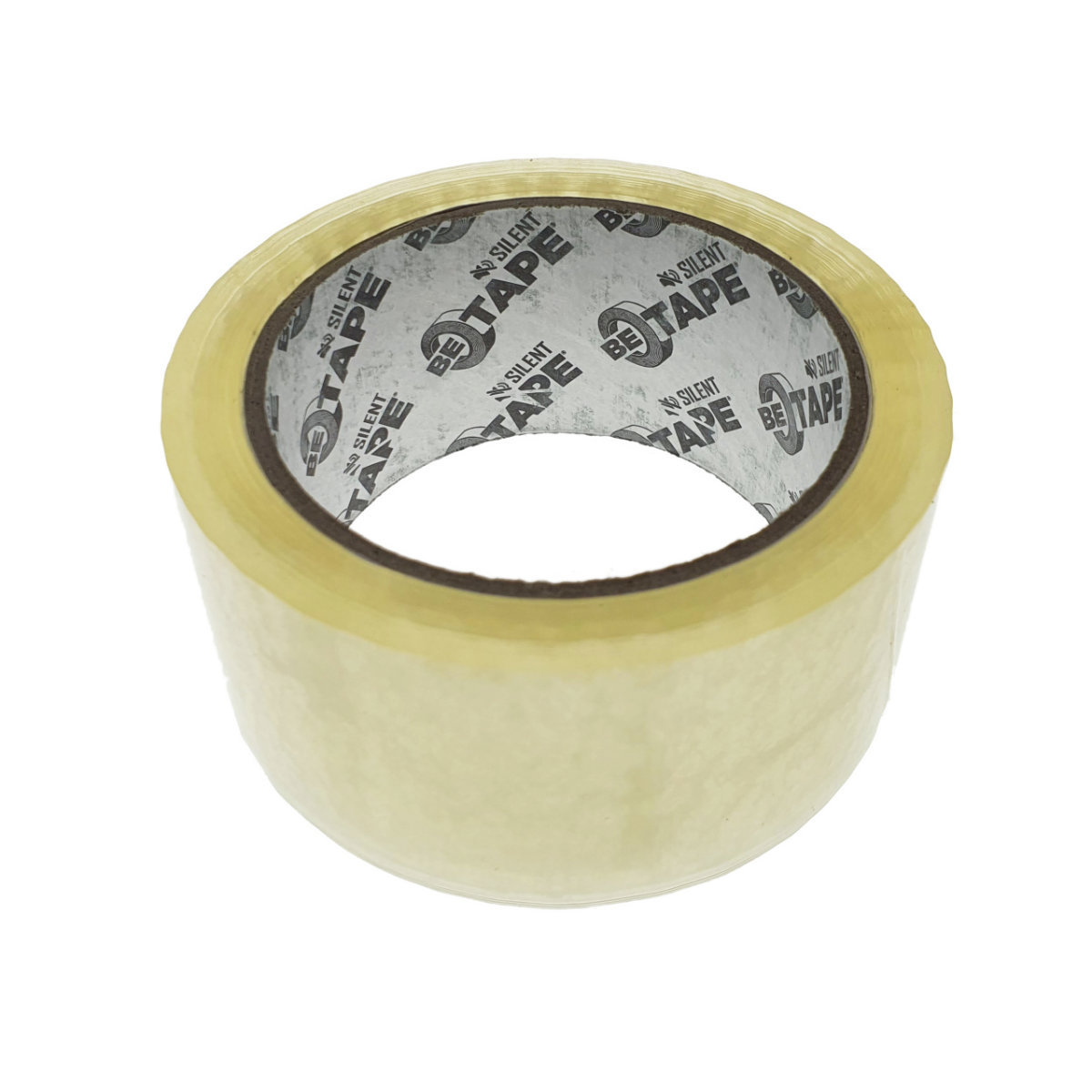 Banda adeziva tip scotch, 48 mm x 66 m, silentioasa, Be Tape Silent, solvent, transparenta [1]