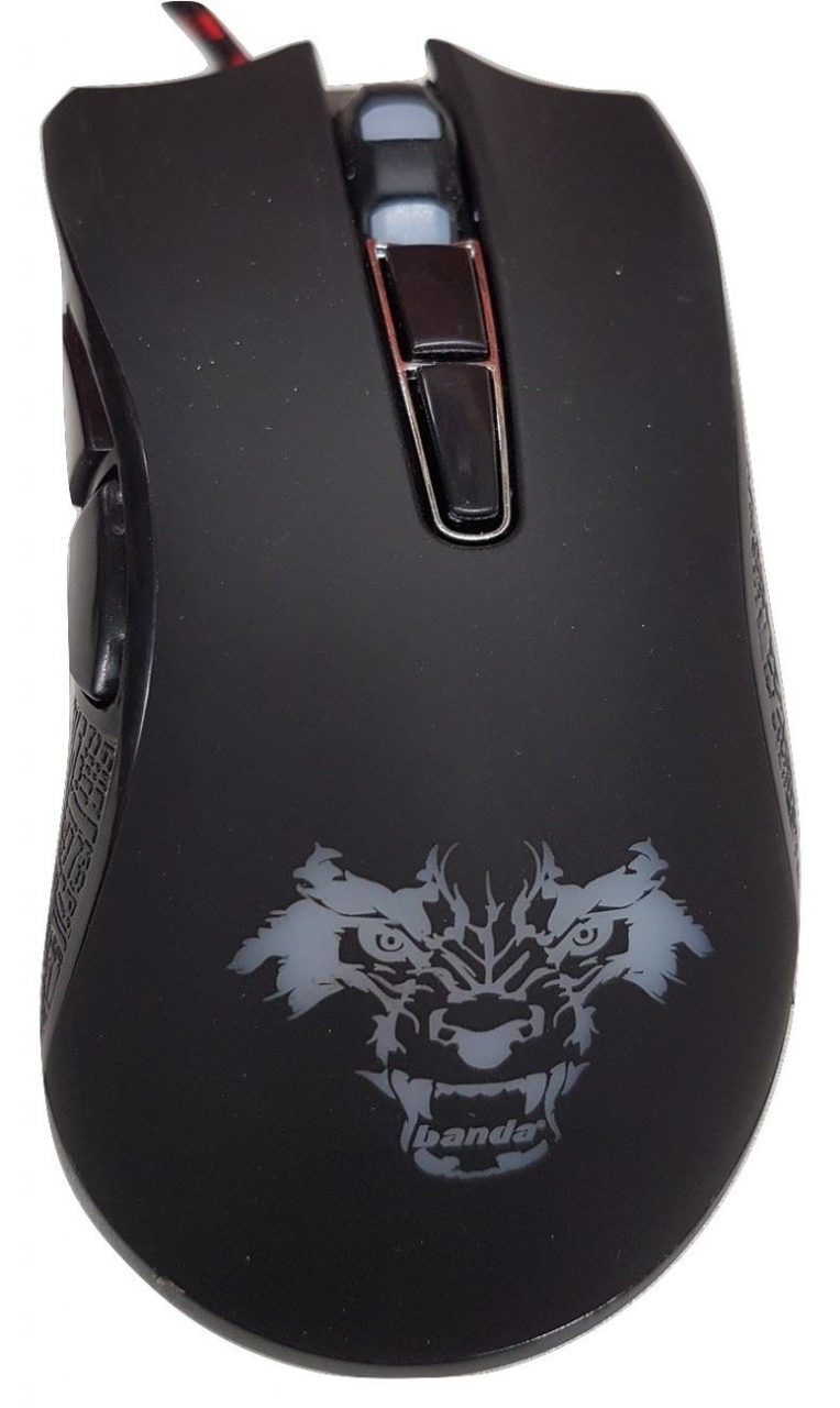 BANDA - Mouse USB [ G3-B ] GAMING 6D - BLACK - LED [6]