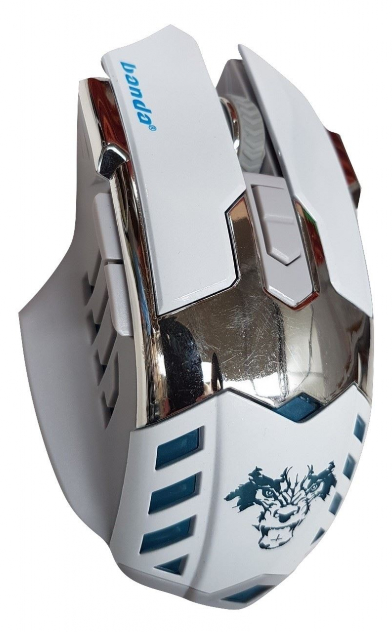 BANDA - Mouse USB [ G4-W ] GAMING 6D - WHITE - LED [6]