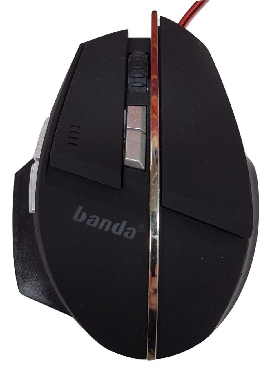 BANDA - Mouse USB [ X3-B ] GAMING 7D - BLACK - LED [8]