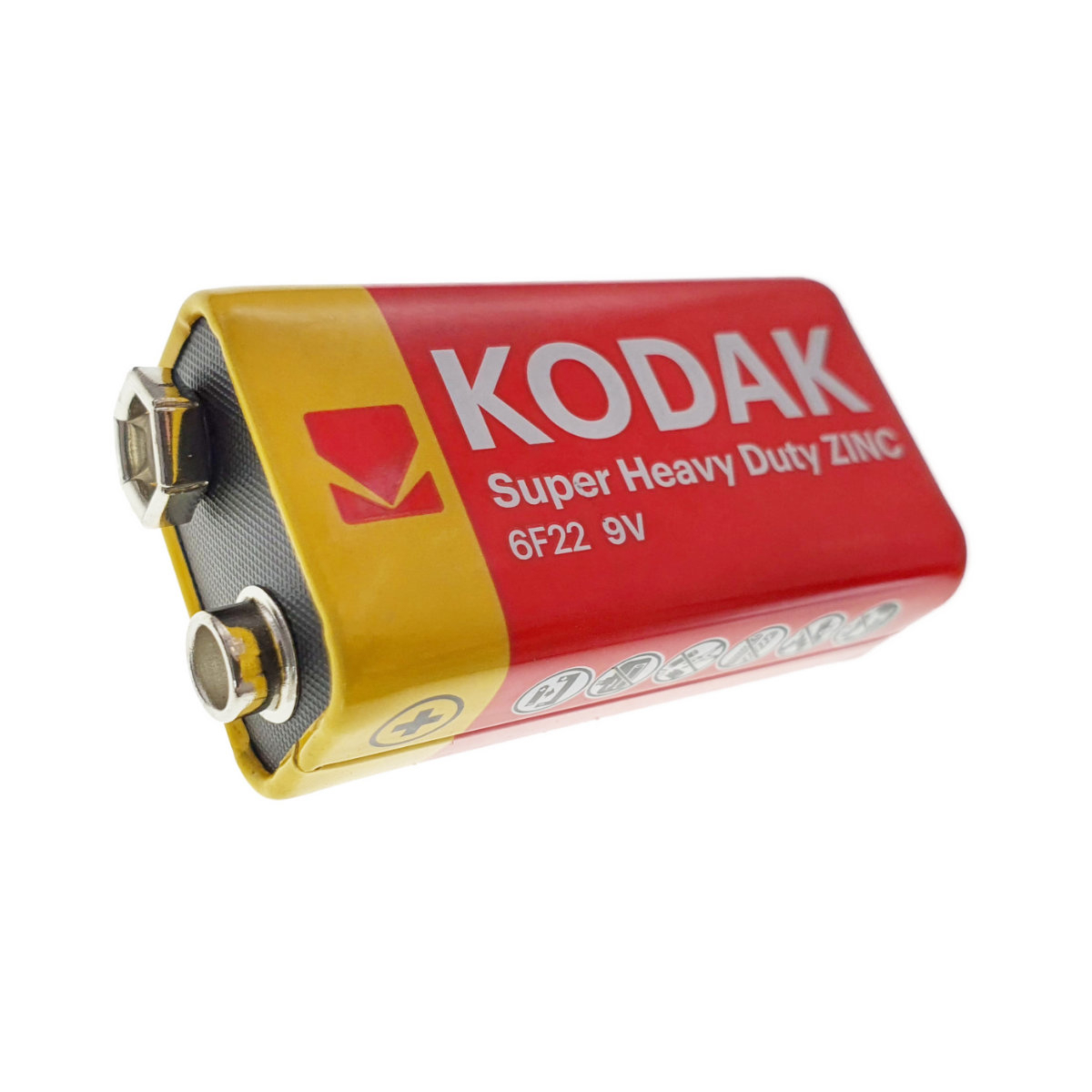 Baterie 9V 6F22, Kodak, Super Heavy Duty Zinc, ambalata in folie [6]