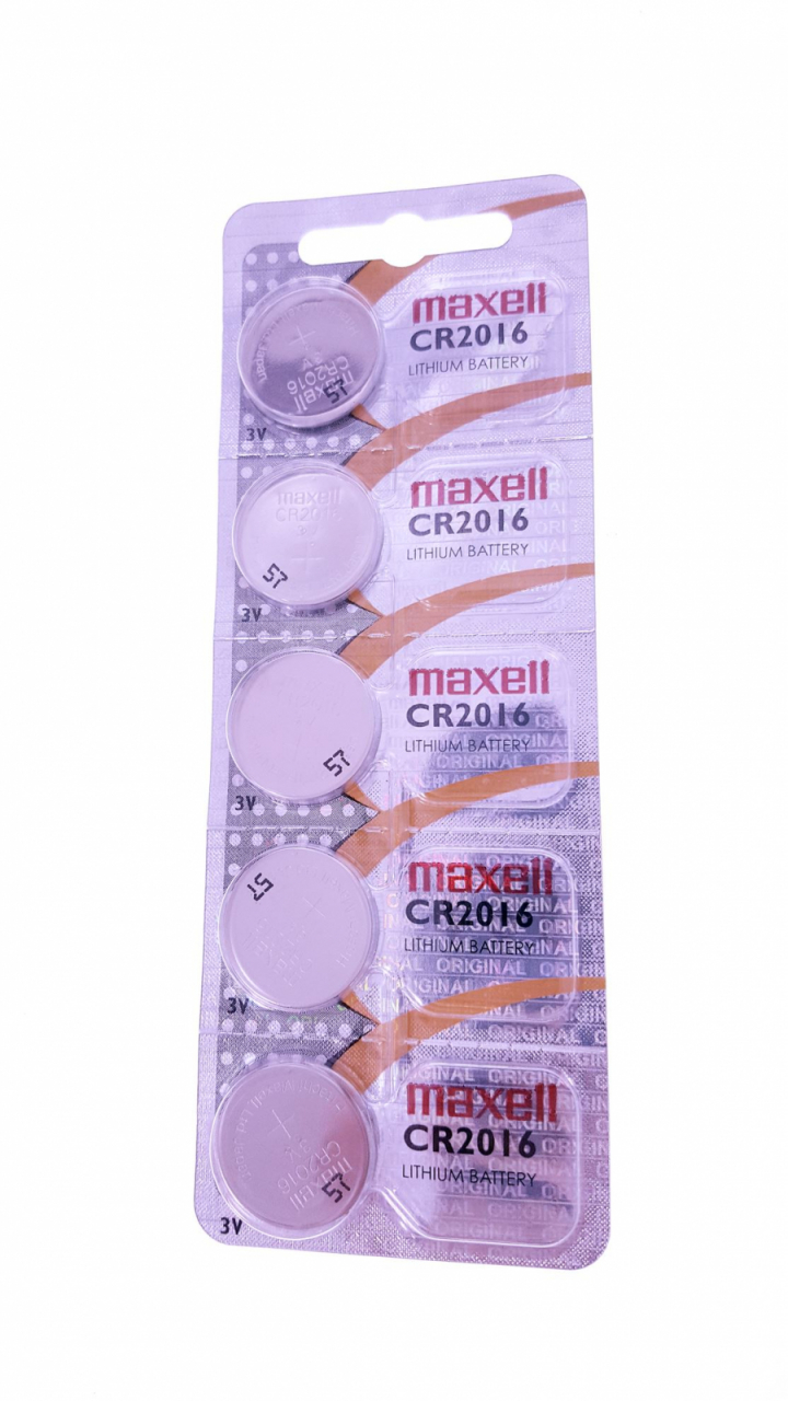 Baterie CR2016 3V Maxell,litiu, 5 bucati/blister,(pret/set) [6]