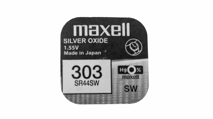 Baterie de ceas,oxid de argint SR44SW Maxell tip buton, 1 bucata/blister,(pret/buc) [3]
