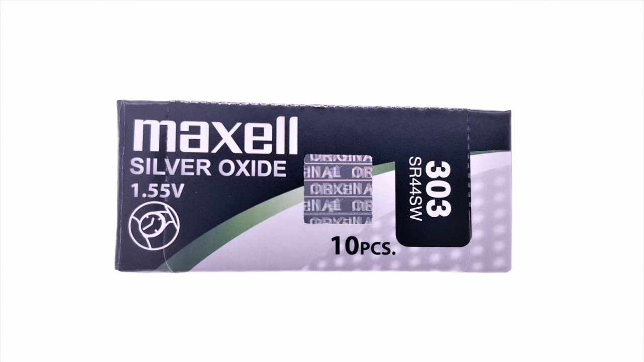 Baterie de ceas,oxid de argint SR44SW Maxell tip buton, 1 bucata/blister,(pret/buc) [10]