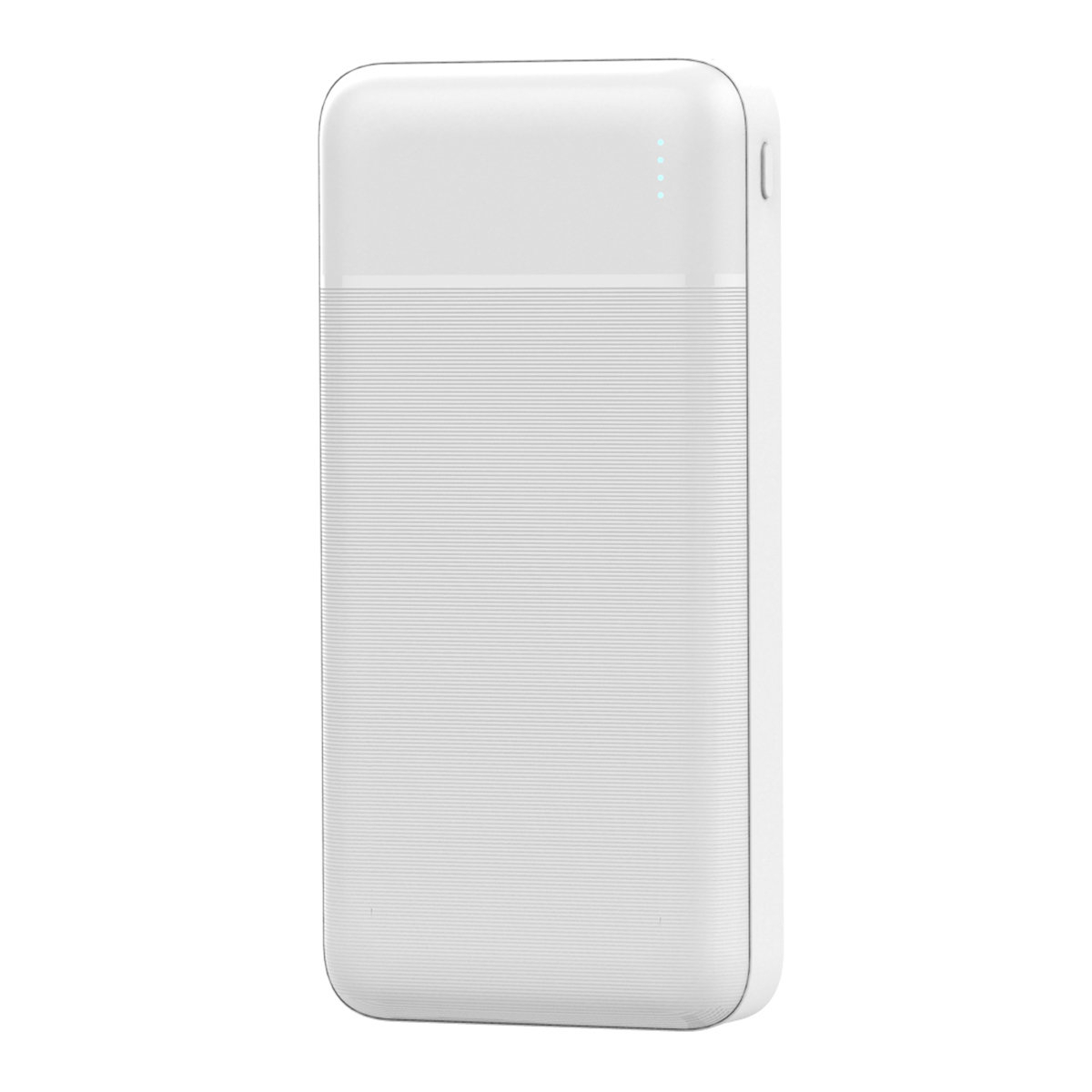 Baterie externa, powerbank Platinet 45723, 20000 mAH li-polimer, 2 x USB, 1 x Type C, 1 x microUSB, LED, alb [2]
